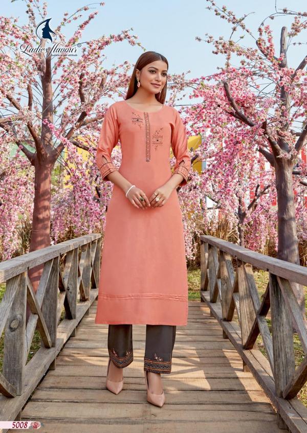 LF Ginni 3 Rayon Fancy Embroidery Kurti With Plazzo 